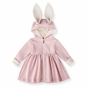 Manteau-robe lapin